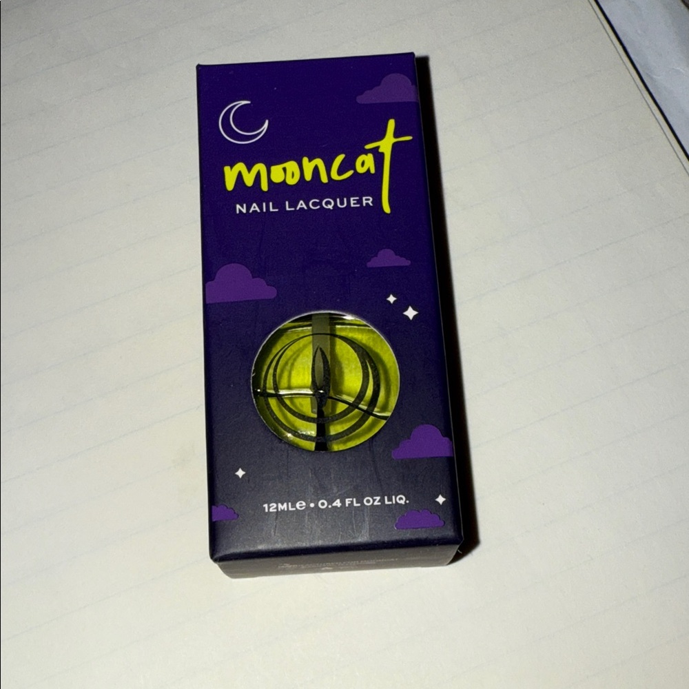 NIB Mooncat Speed demon top coat CLEAR